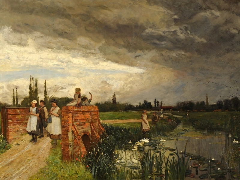 1849-David Murray - Primavera in Scozia, 1870
